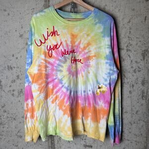 Astroworld Travis Scott Tie Dye 2018 Album Tour Large Longsleeve Shirt